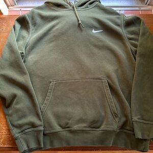 Nike Mens Size XL Long Sleeve Swoosh Knit Pullover Hoodie